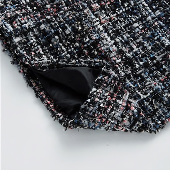 💖LAST ONE💖 Black Space Dyed Tweed Skirt - Picture 5 of 7